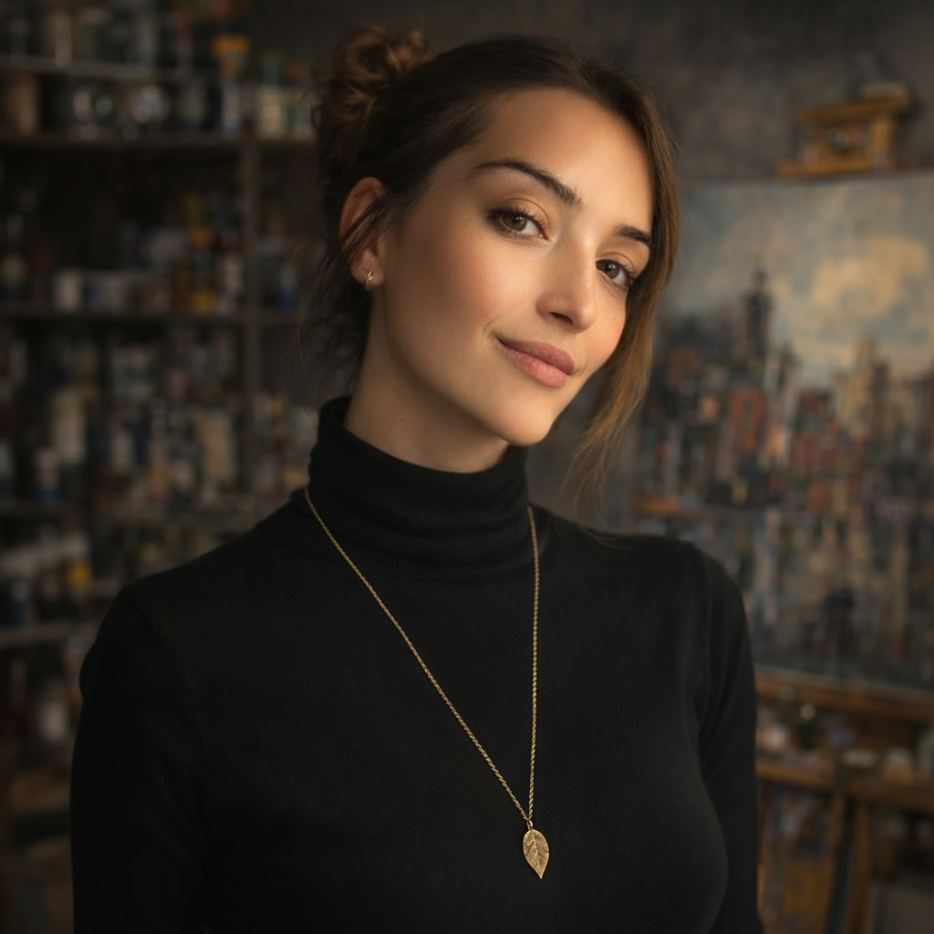 flip the portrait image horizontally so the person is facing the other direction